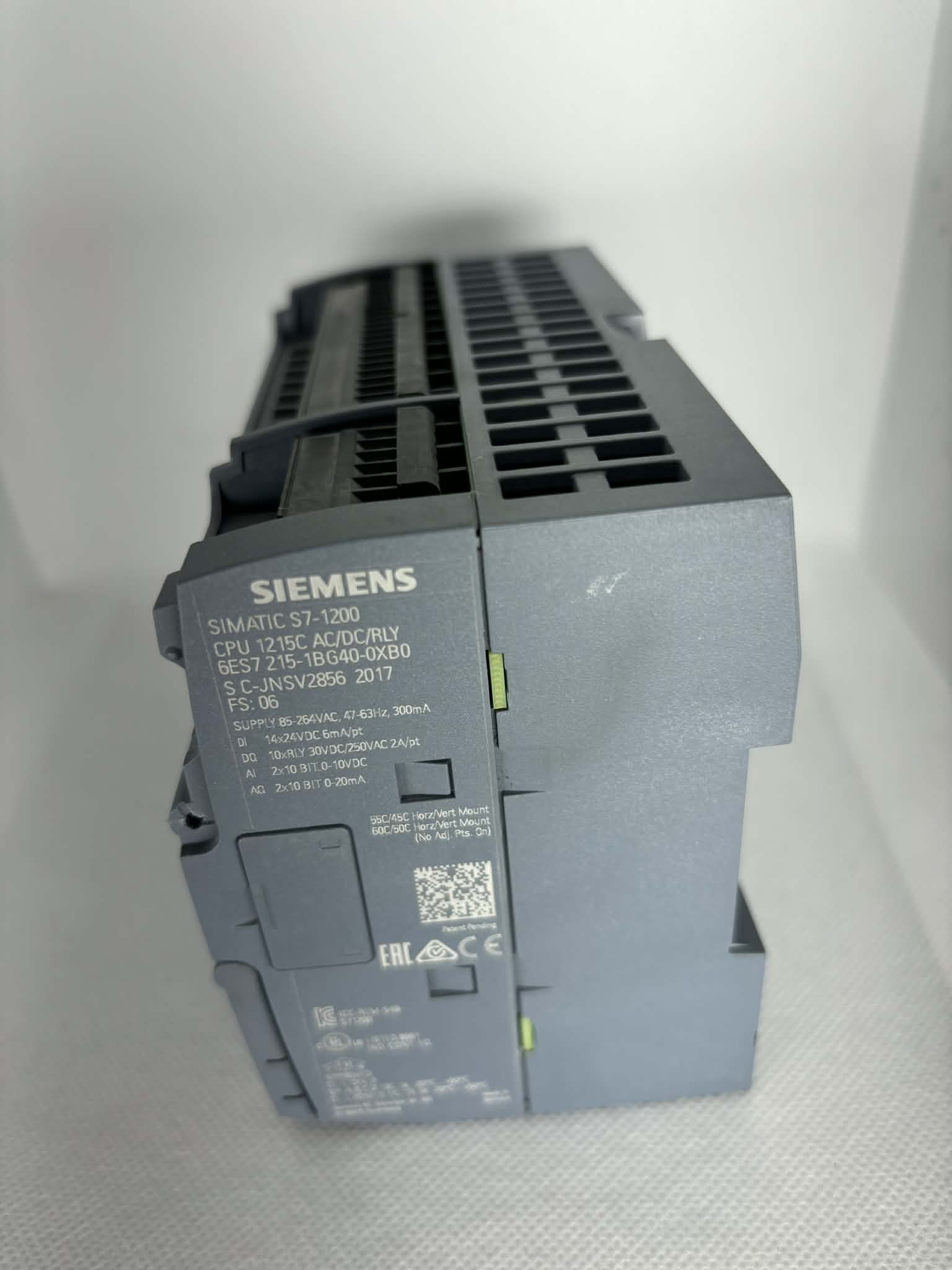 Siemens 6ES72151BG400XB0 Controller, Logic, CPU 1215C